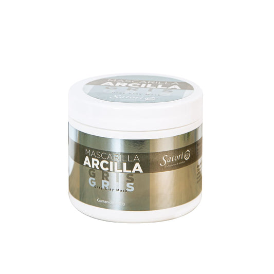 MASCARILLA DE ARCILLA GRIS SATORI