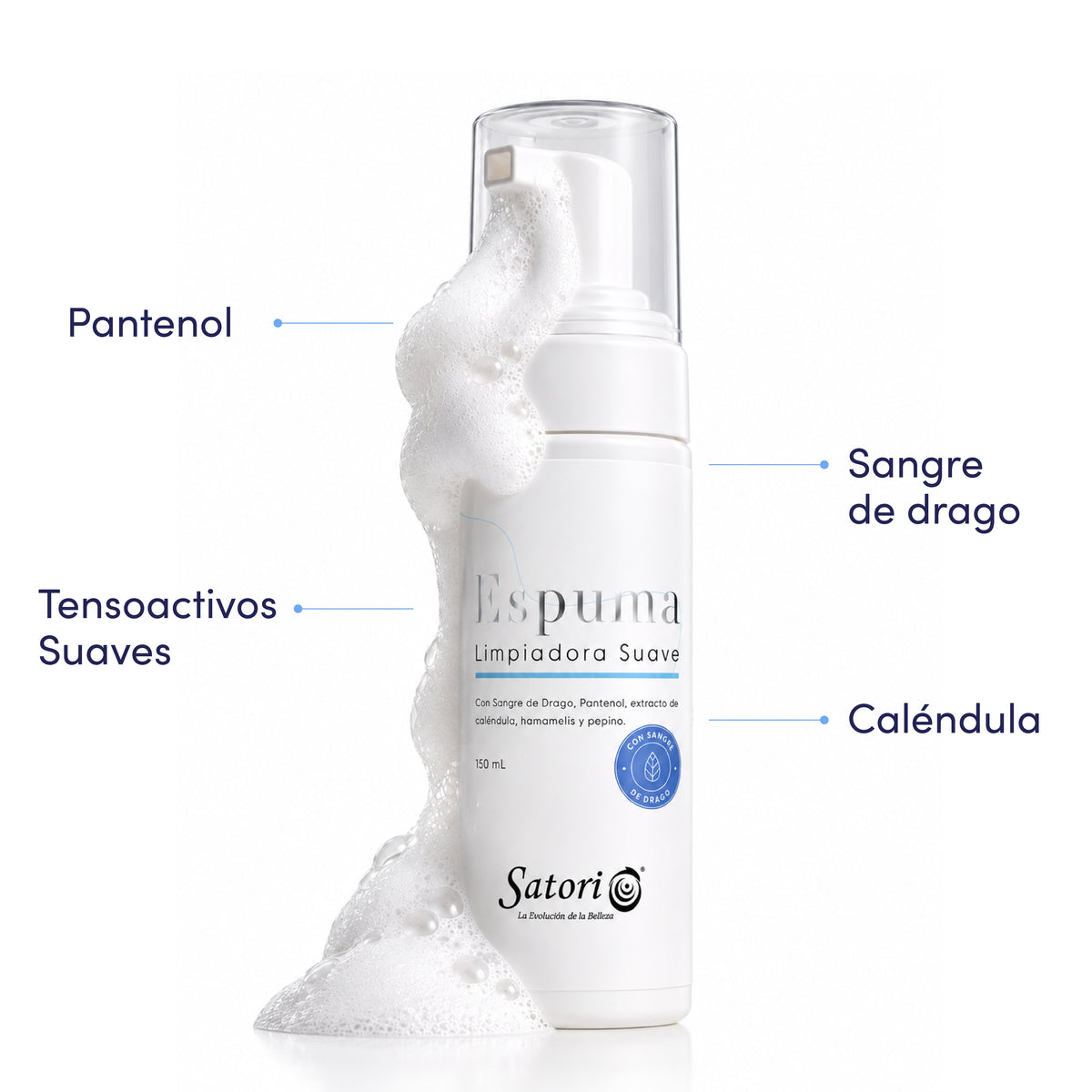 Espuma limpiadora